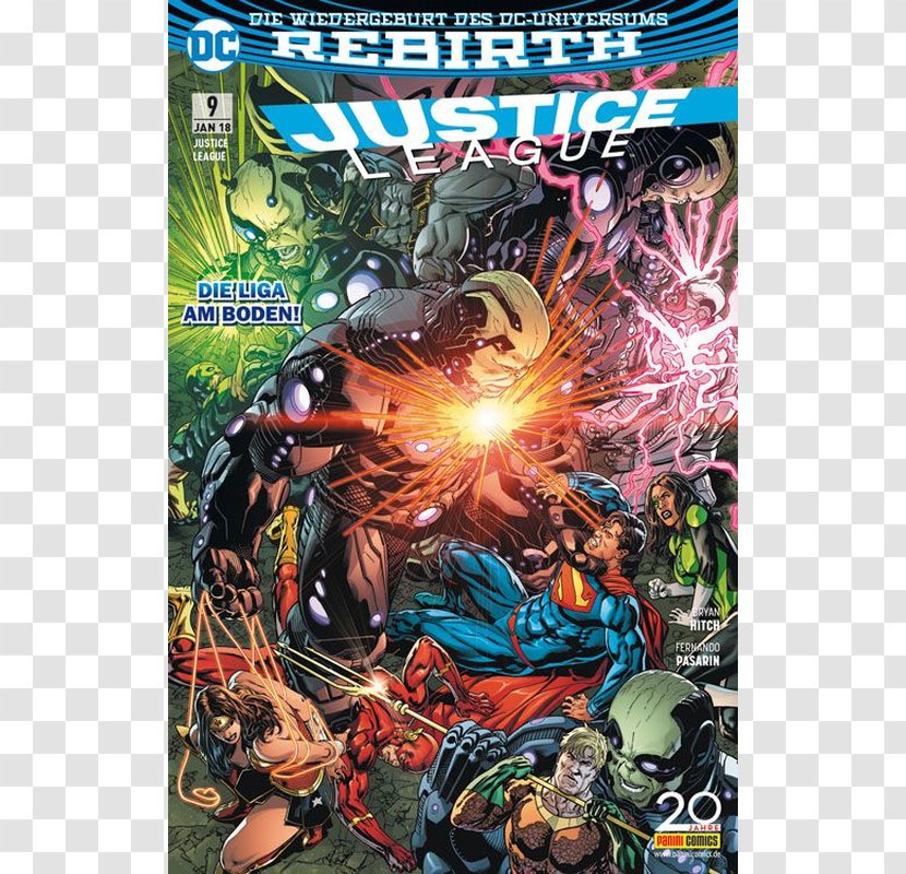Superman Justice League Vol. 4: Endless League, 3 DC Rebirth - Fiction Transparent PNG