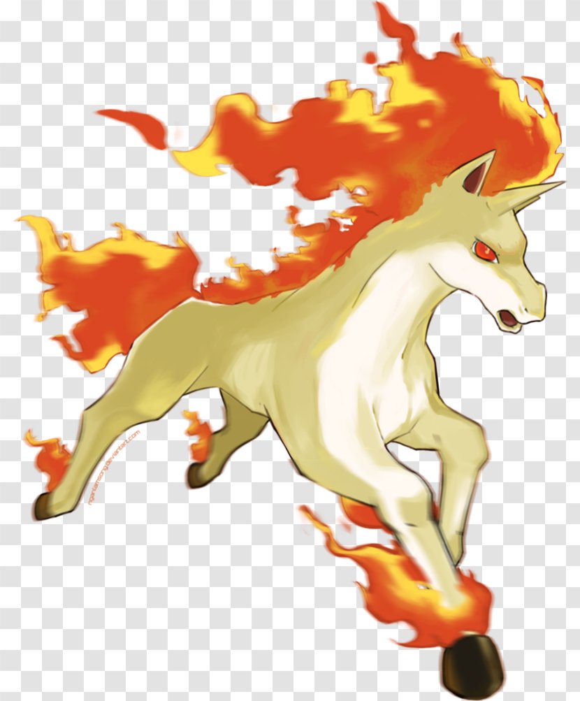 Rapidash Drawing Pokémon GO Ponyta - Fan - Pokedex Transparent PNG
