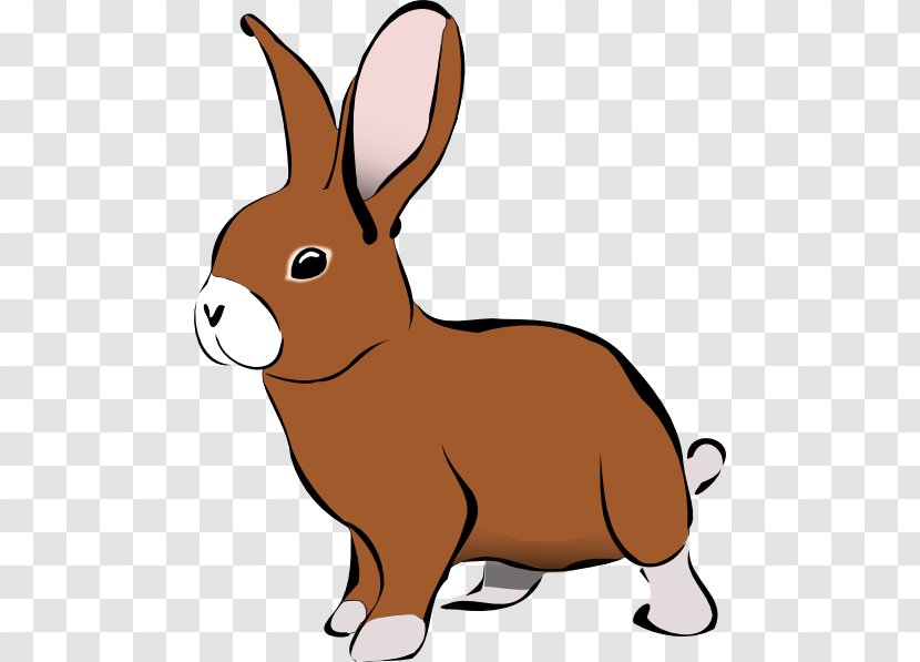 Easter Bunny Background - Cartoon - Wood Rabbit Fawn Transparent PNG