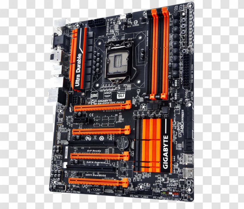 LGA 1150 Motherboard Gigabyte Technology ATX Overclocking - Forcess Transparent PNG