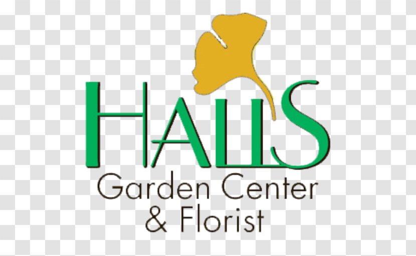 Garden Centre Nursery Logo Hall's Center & Florist - Bergen Background Transparent PNG