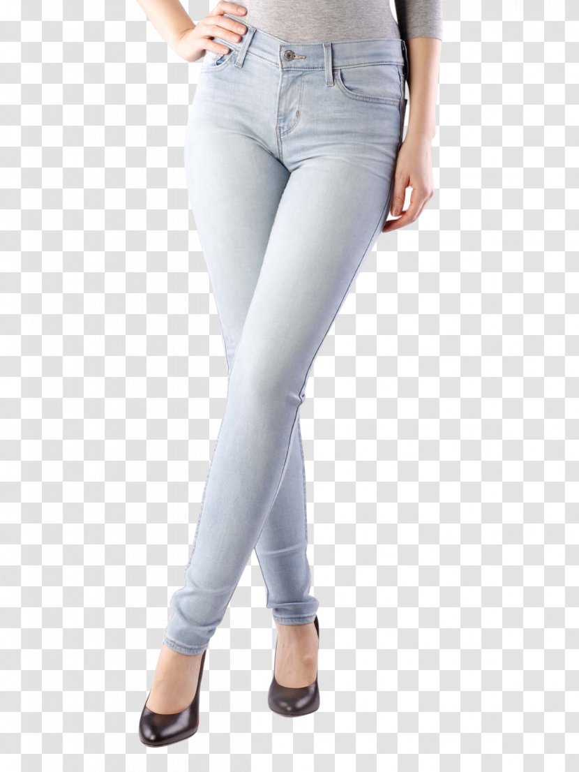 Jeans T-shirt Slim-fit Pants Denim - Cartoon - Model Transparent PNG