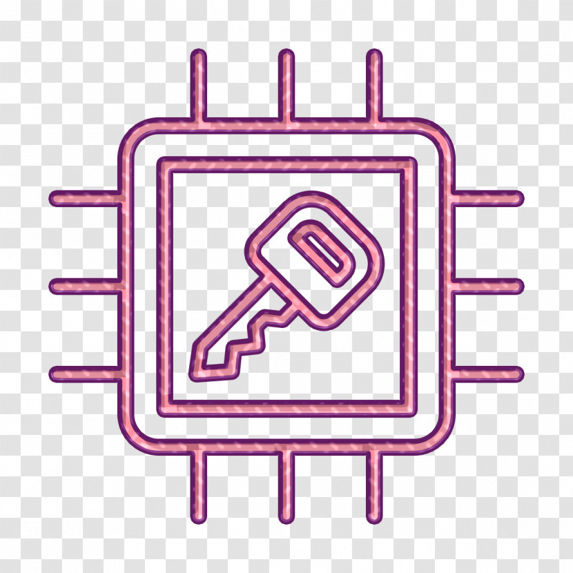 Chip Icon Cyber Icon Cpu Icon Transparent PNG