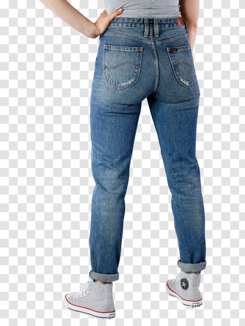 Mom Jeans Lee Slim-fit Pants Denim - Pocket Transparent PNG