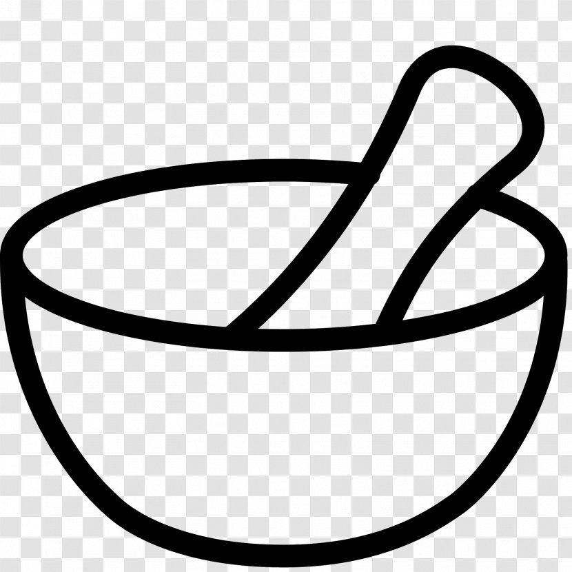 Mortar And Pestle Drawing - Monochrome Photography - Artwork Transparent PNG