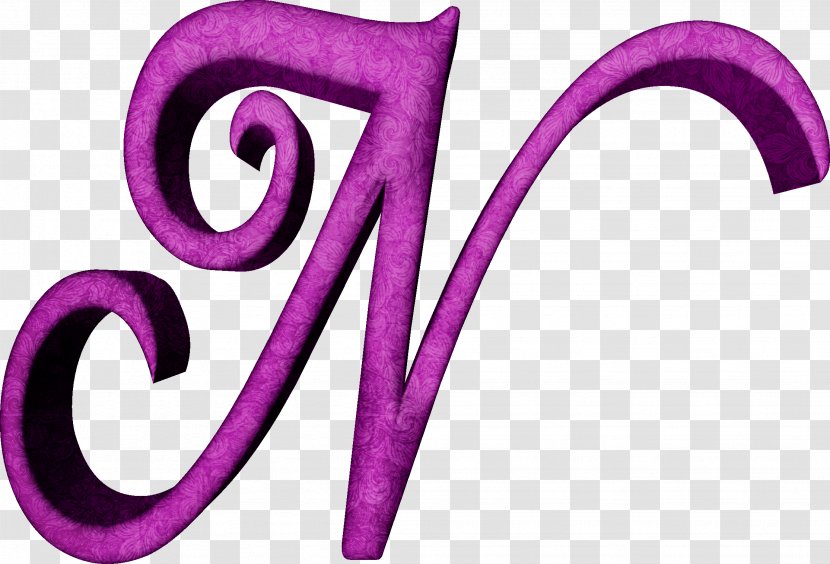 The Script Alphabet Letter Cursive Pink - Number - Purple Transparent PNG