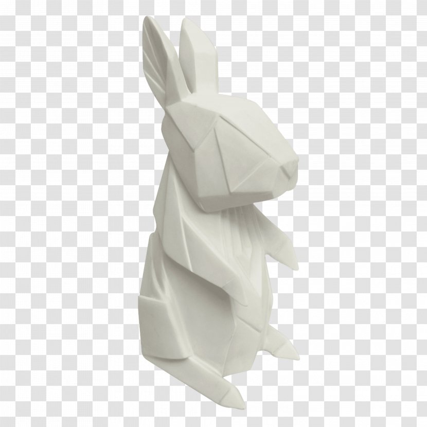 Origami White Rabbit Crane Paper - Rabits And Hares - Ribbon Transparent PNG