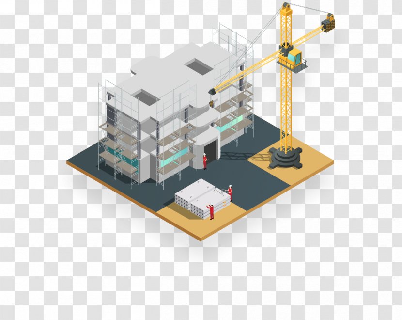 Construction Vector Graphics Building Materials Illustration - Heavy Machinery - Industry Transparent PNG