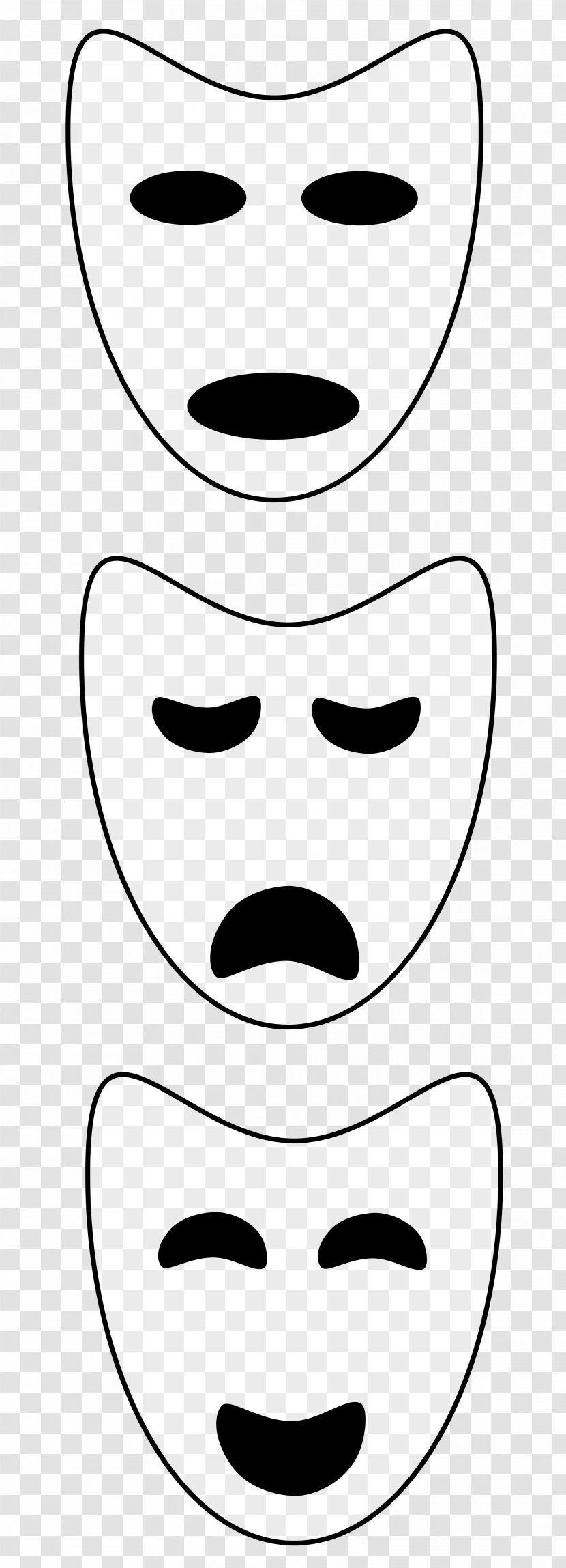 Theatre Of Ancient Greece Drama Mask Transparent PNG