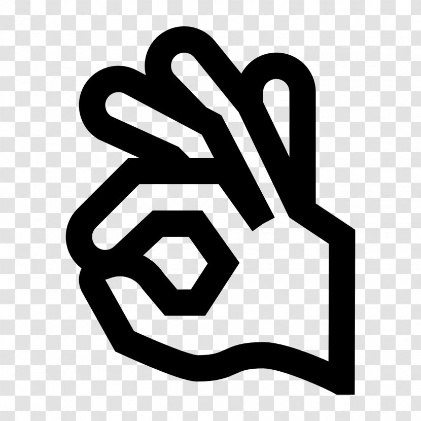 Symbol OK Hand Index Finger - Brand - Ok Transparent PNG