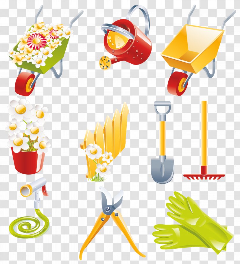 Garden Tool Gardening Watering Can - Product - Spring Collection Clipart Transparent PNG