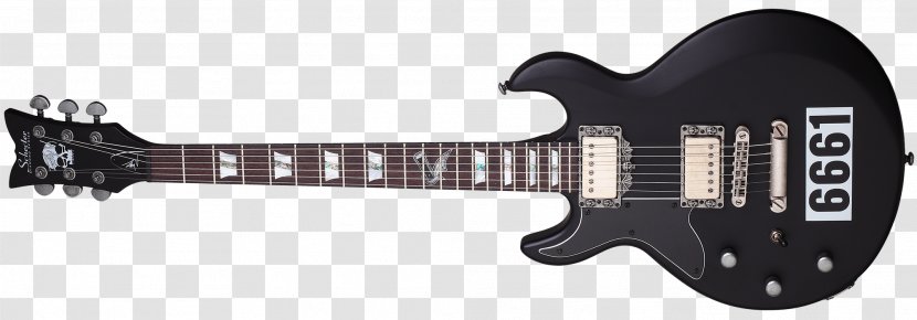 Avenged Sevenfold Schecter Guitar Research Zacky Vengeance 6661 Electric - Silhouette - Wylde Audio Zv Transparent PNG