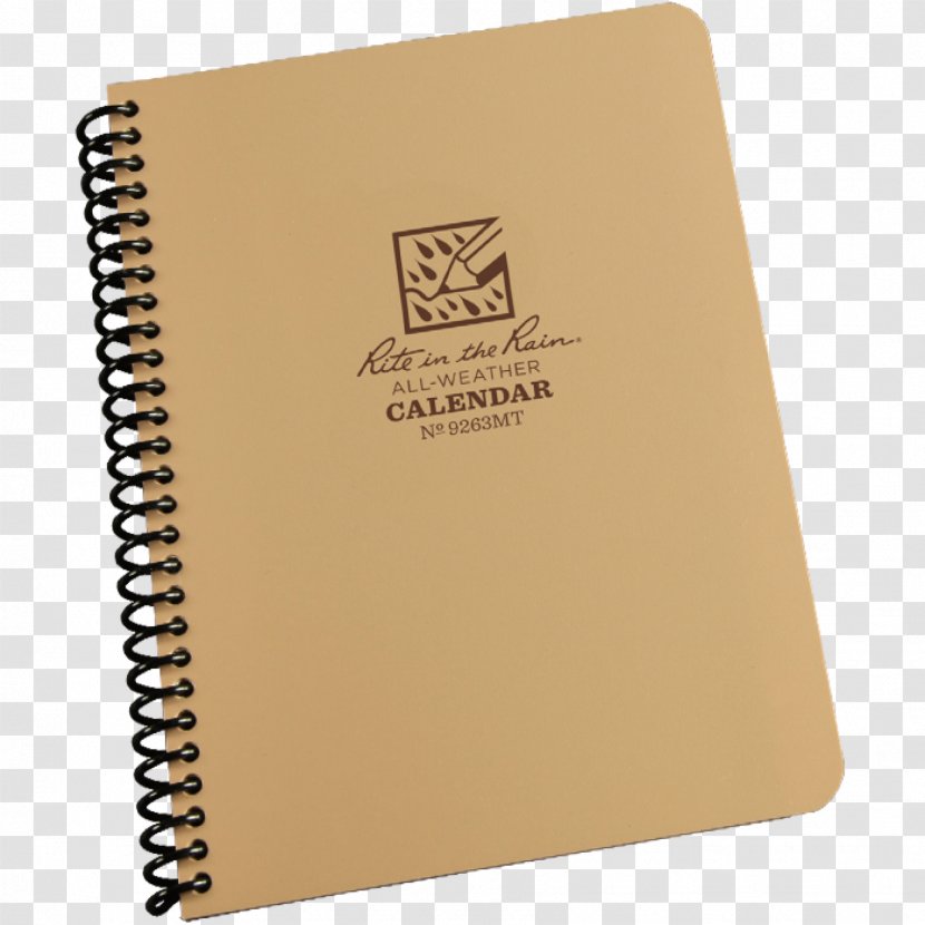 Paper Notebook Rite In The Rain All Weather Pen 37 Black Ink Fine Point Loose Leaf Transparent PNG