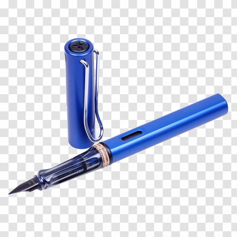 blue ink ballpoint pen