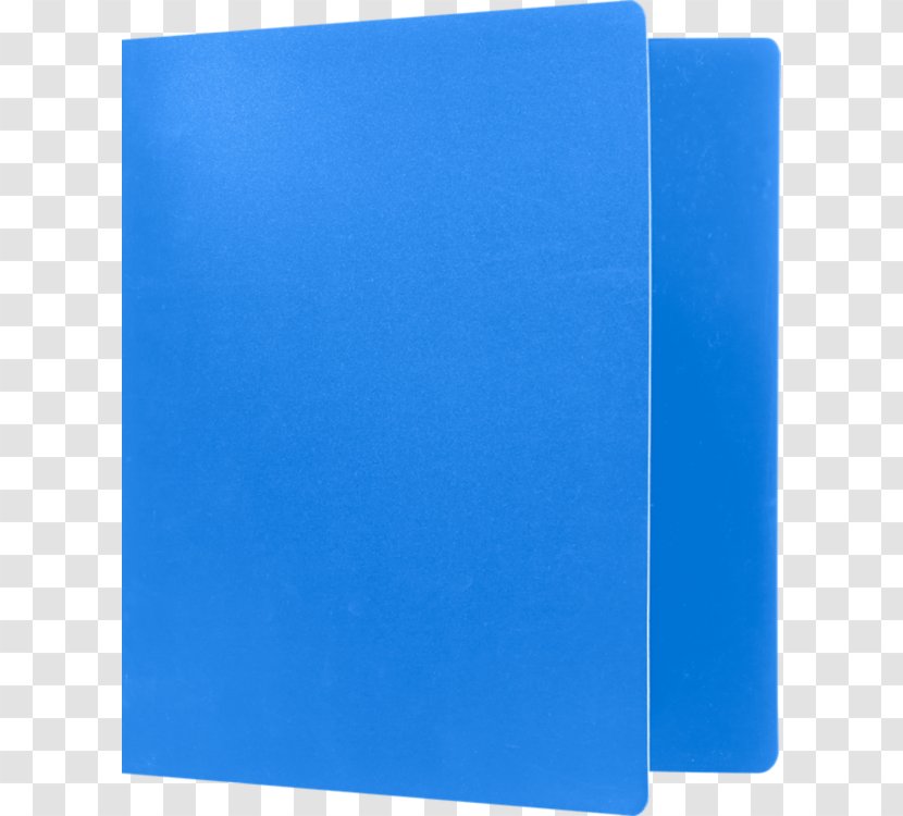 Paper Ring Binder Plastic File Folders Loose Leaf - Electric Blue - Folder Transparent PNG