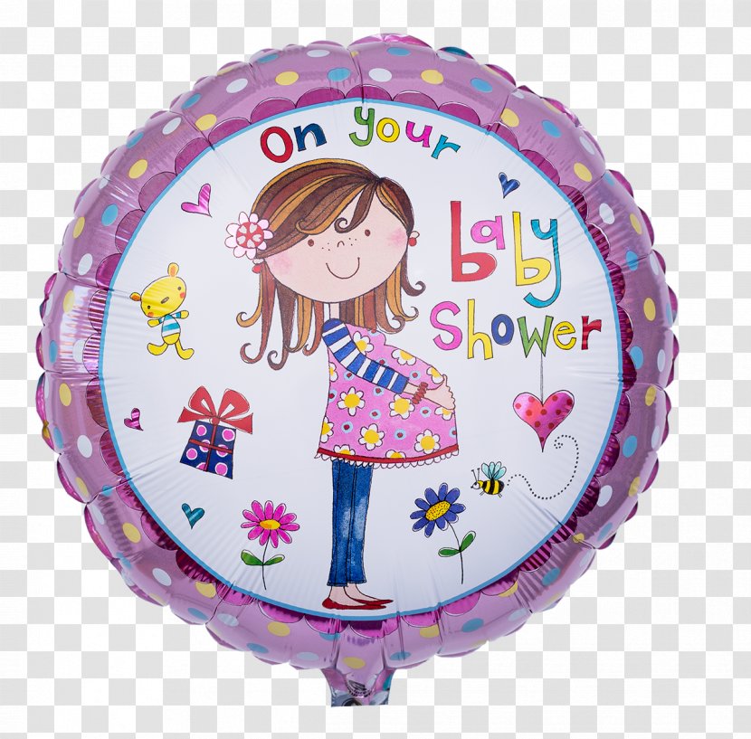 Aluminium Foil Baby Shower Balloon Party Infant - Holiday Transparent PNG