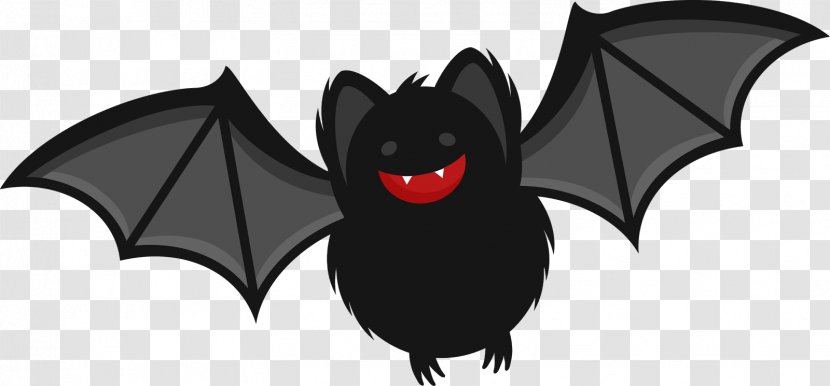 Bat Halloween Cuteness Clip Art - Cricut Transparent PNG