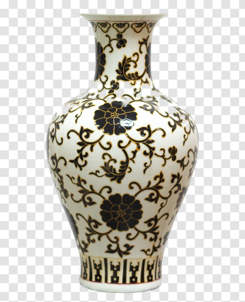 Numerical Digit Ceramic Vase Porcelain Artifact Transparent PNG