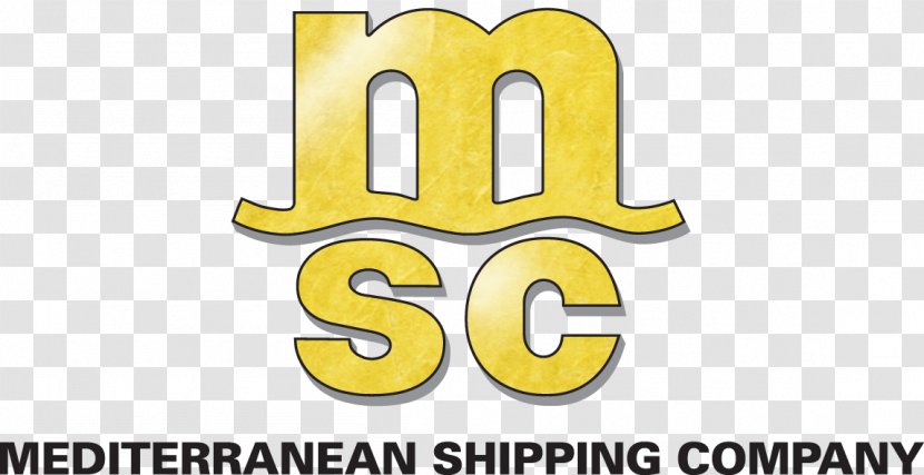 Logo Mediterranean Shipping Company Brand Corporate Identity Product - Text - Yellow Packing Peanuts Transparent PNG