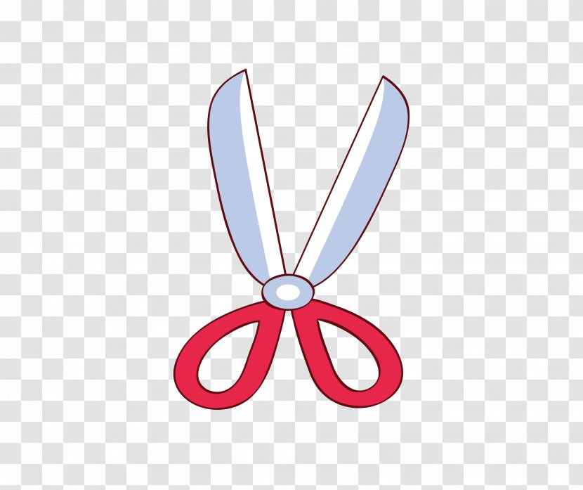 Logo - Pink - Scissors Vector Material Transparent PNG