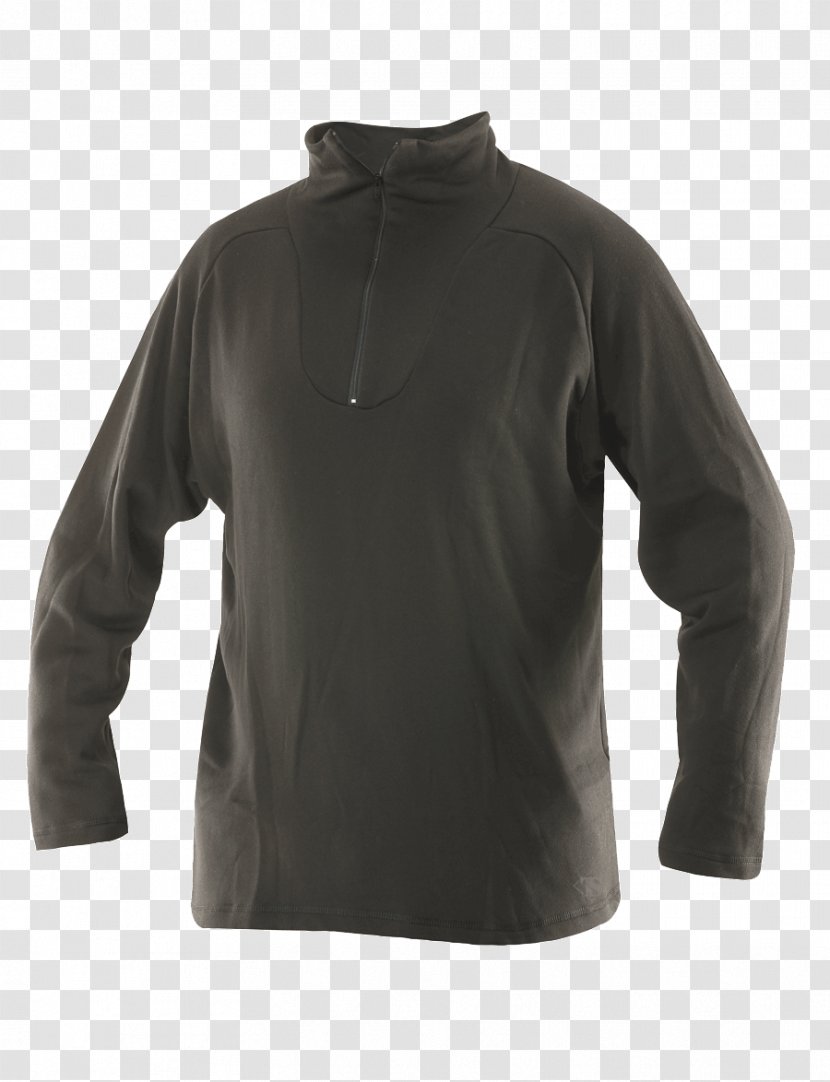 Merino T-shirt Layered Clothing Yeger'torg Polar Fleece - Black Transparent PNG