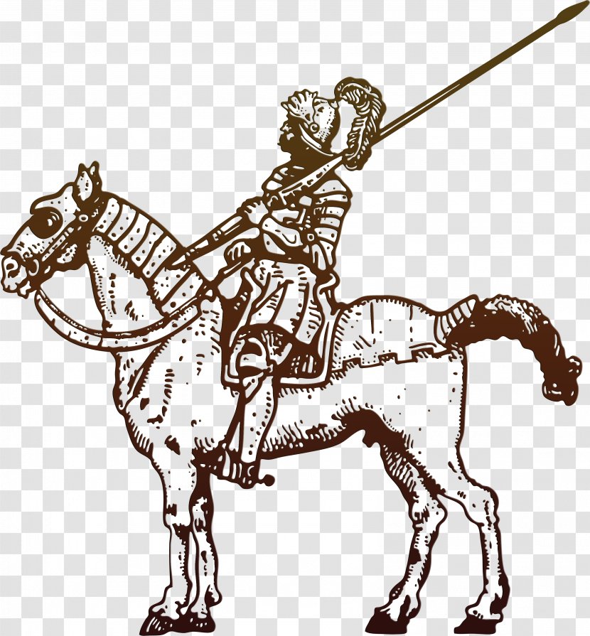 Mule Knight Image Horse Vector Graphics - Harness Transparent PNG