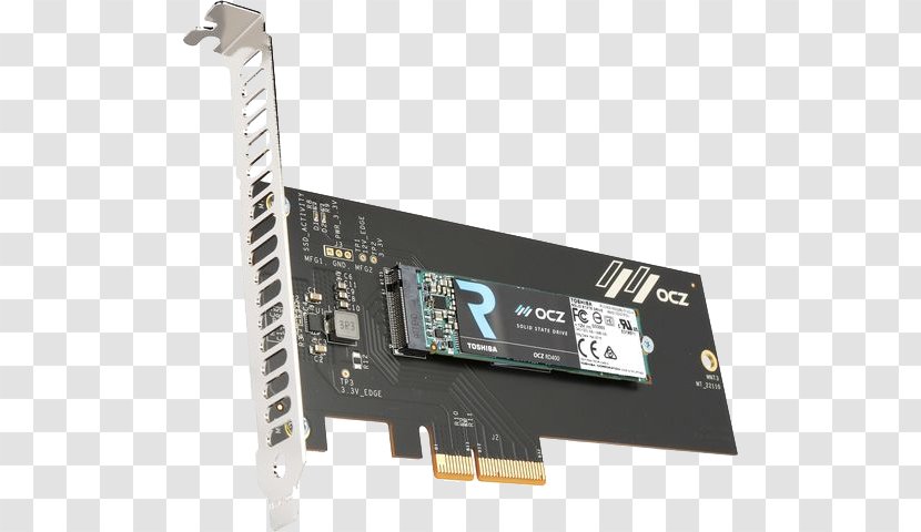 TV Tuner Cards & Adapters PCI Express NVM Solid-state Drive OCZ - Sound Card Transparent PNG
