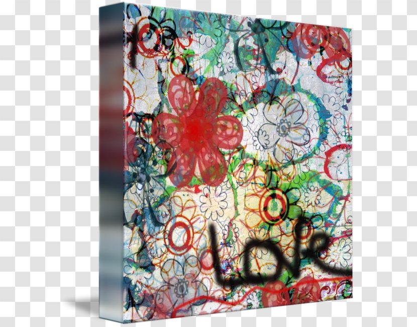 Art Gallery Wrap Textile Summer Of Love Canvas - Graffiti Wall Transparent PNG