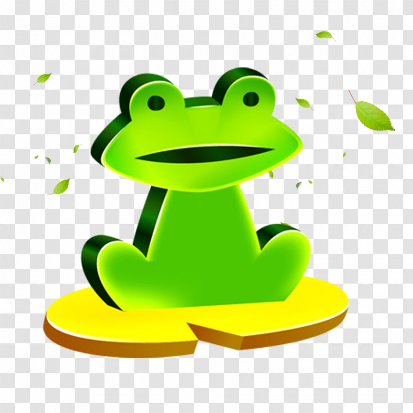Cartoon Frog - Yellow - Prince Transparent PNG