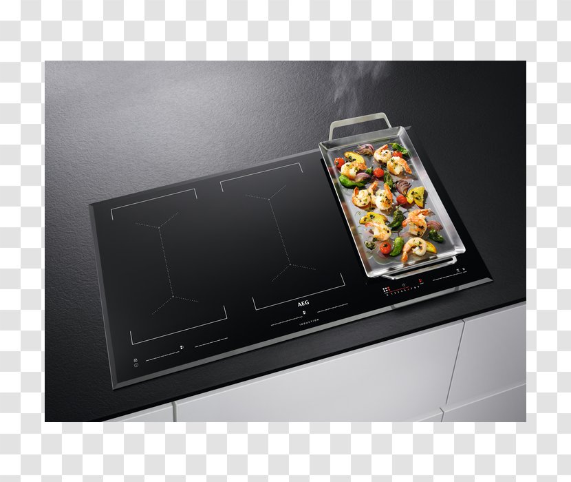 Teppanyaki Barbecue AEG Induction Cooking Griddle - Electromagnetic Transparent PNG