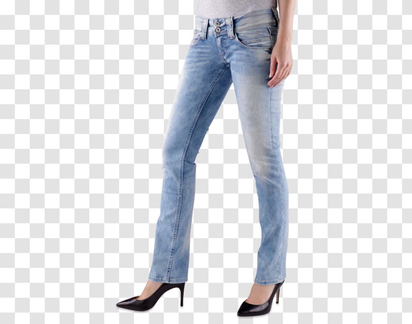 Pepe Jeans Ripple Medium Destory Denim Woman - Ch - Cheap Royal Blue Shoes For Women Transparent PNG