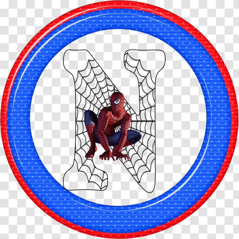 Spider-Man Alphabet Superhero Party - Spider - Homem Aranha Transparent PNG