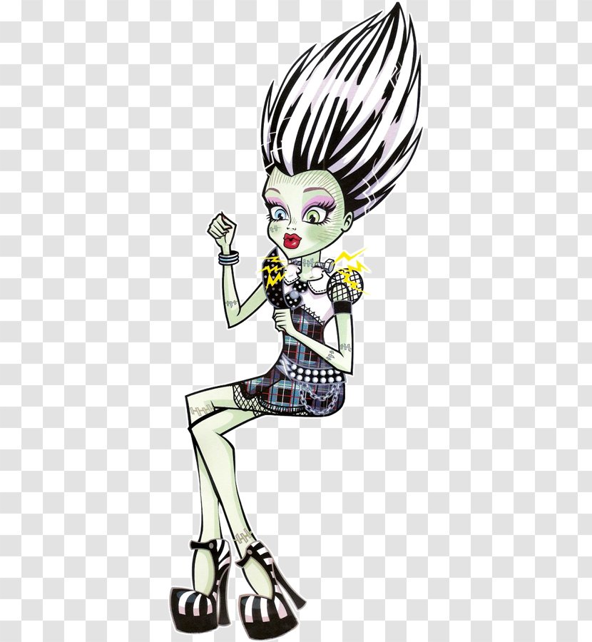 Frankie Stein Ghoul Frankenstein's Monster High - Silhouette Transparent PNG