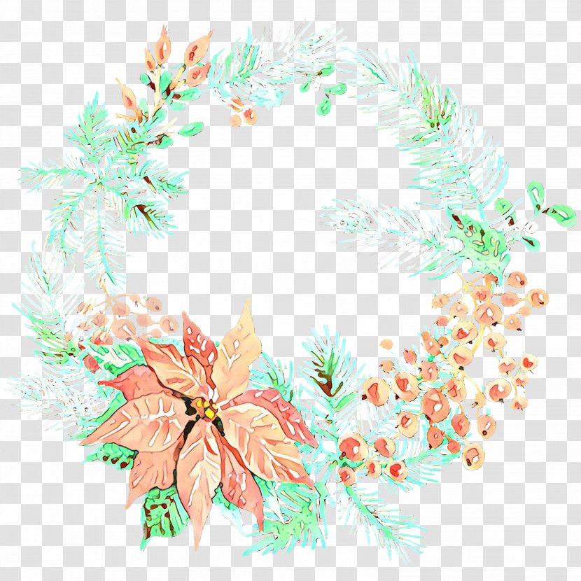 Floral Design Christmas Decoration Illustration Clip Art - Day - Pine Family Transparent PNG