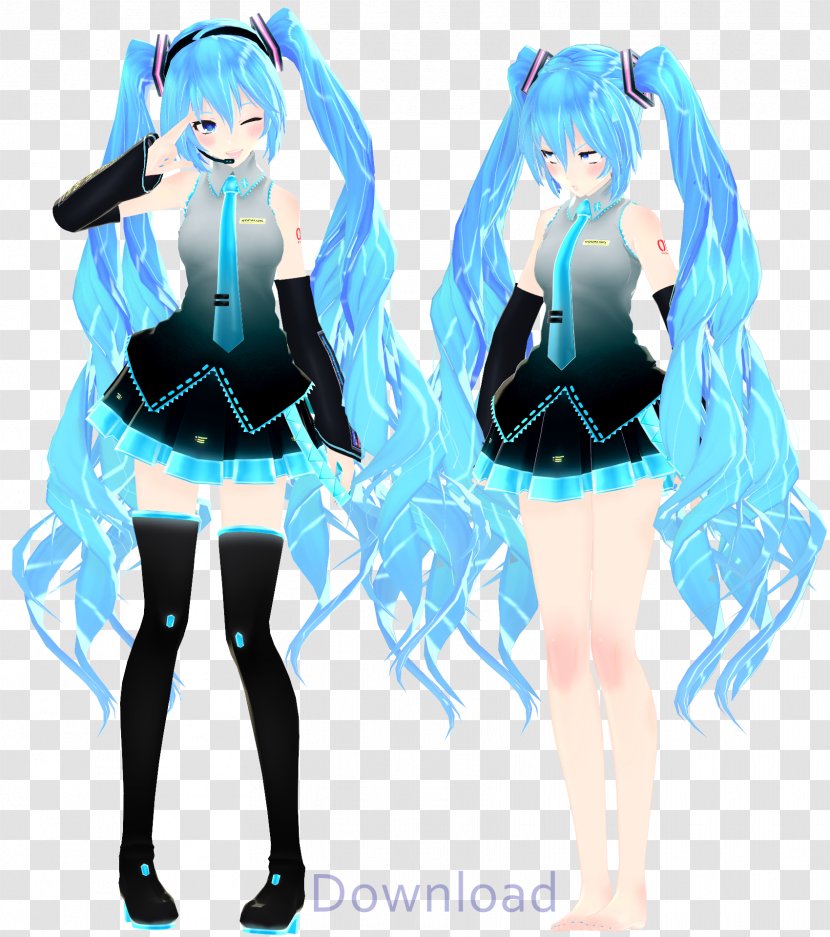 Hatsune Miku: Project DIVA Arcade MikuMikuDance Crypton Future Media Download - Cartoon - Miku Transparent PNG