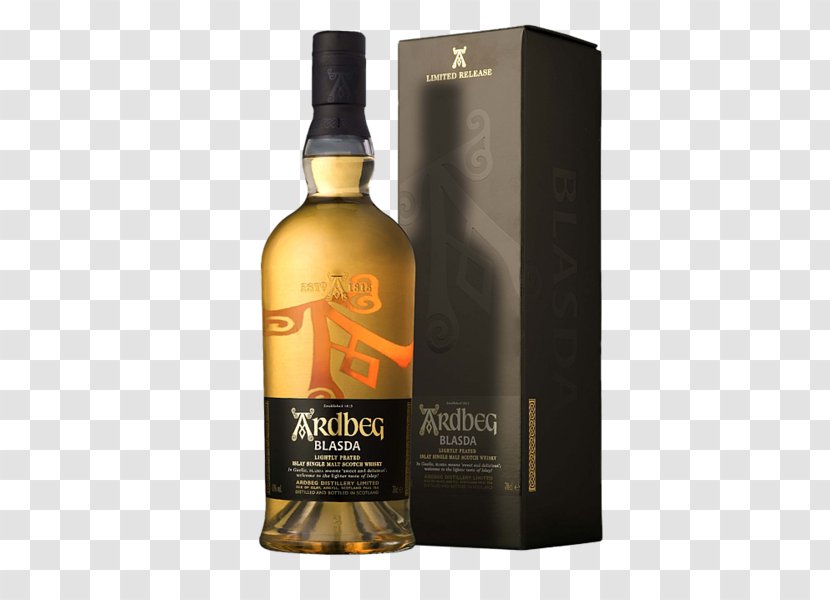 Ardbeg Single Malt Whisky Scotch Whiskey - Wine Transparent PNG