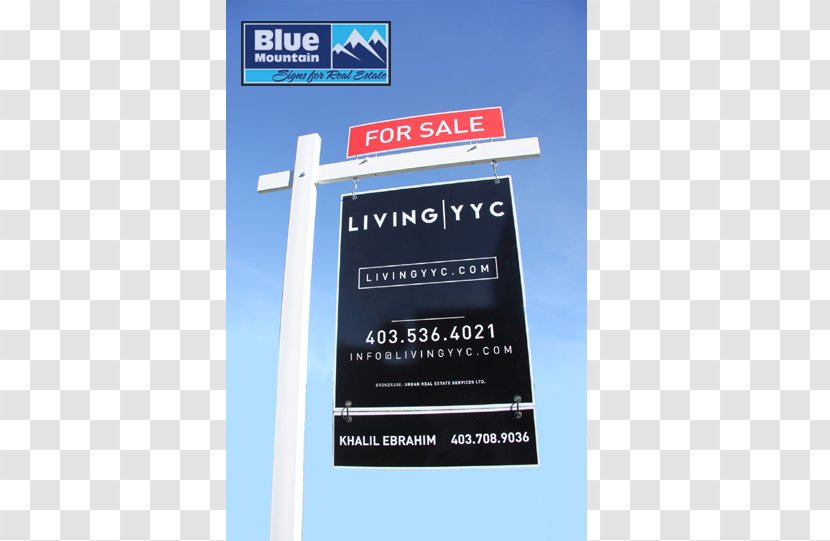Blue Mountain Signs Real Estate House Lawn Sign RE/MAX, LLC - Vegetable Sales Card Transparent PNG
