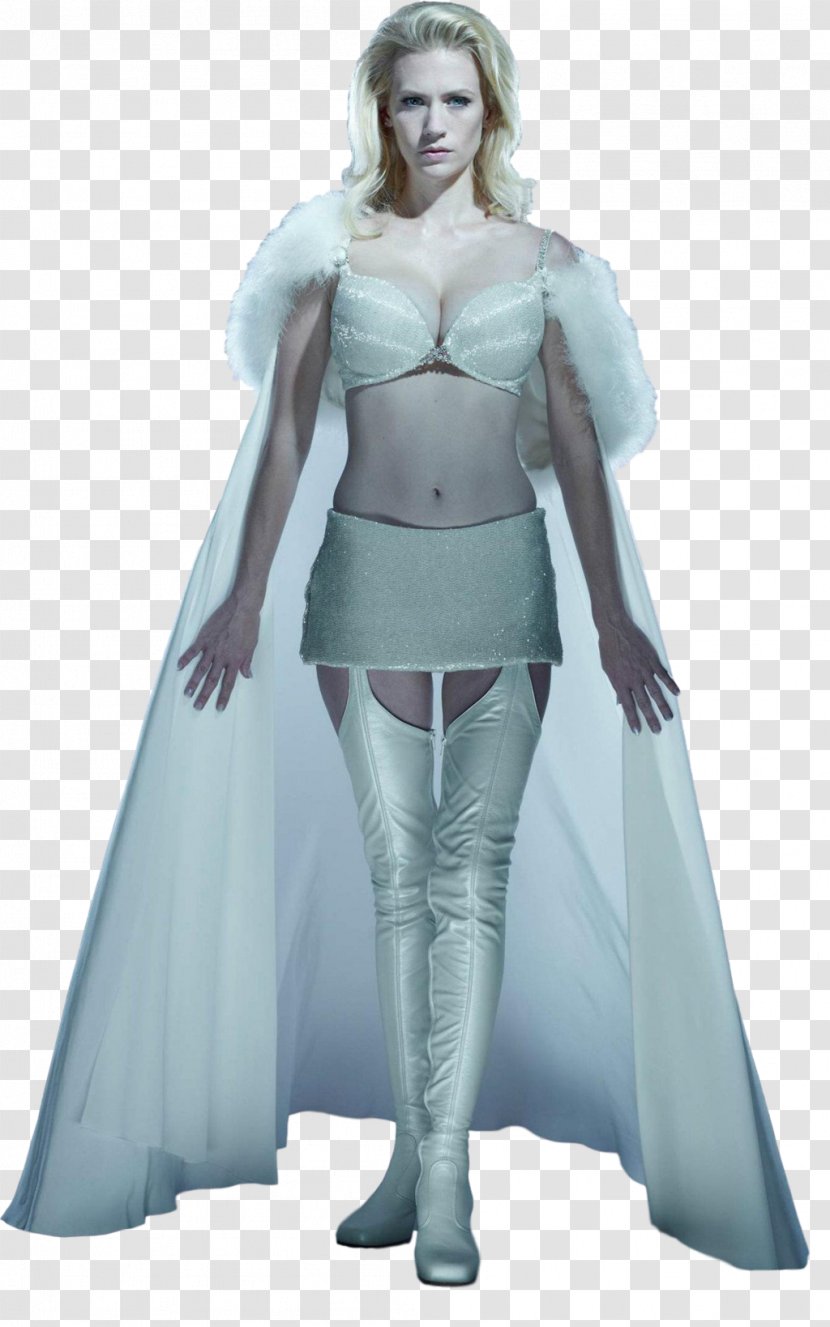 January Jones Emma Frost Professor X Jean Grey X-Men: First Class - Costume - Roberts Transparent PNG