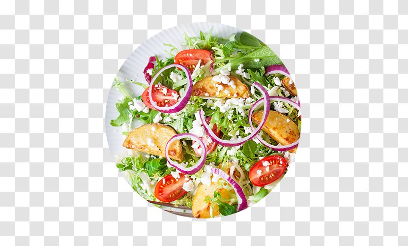 Greek Salad Potato Fattoush Vegetarian Cuisine Vegetable - Food Transparent PNG