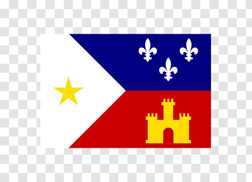 Flag Of Acadiana Acadians - Louisiana - Rainbow Weed Thc Level Transparent PNG