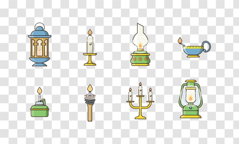 Game Cartoon Pattern - Candles Candlestick Classical Elegance Transparent PNG