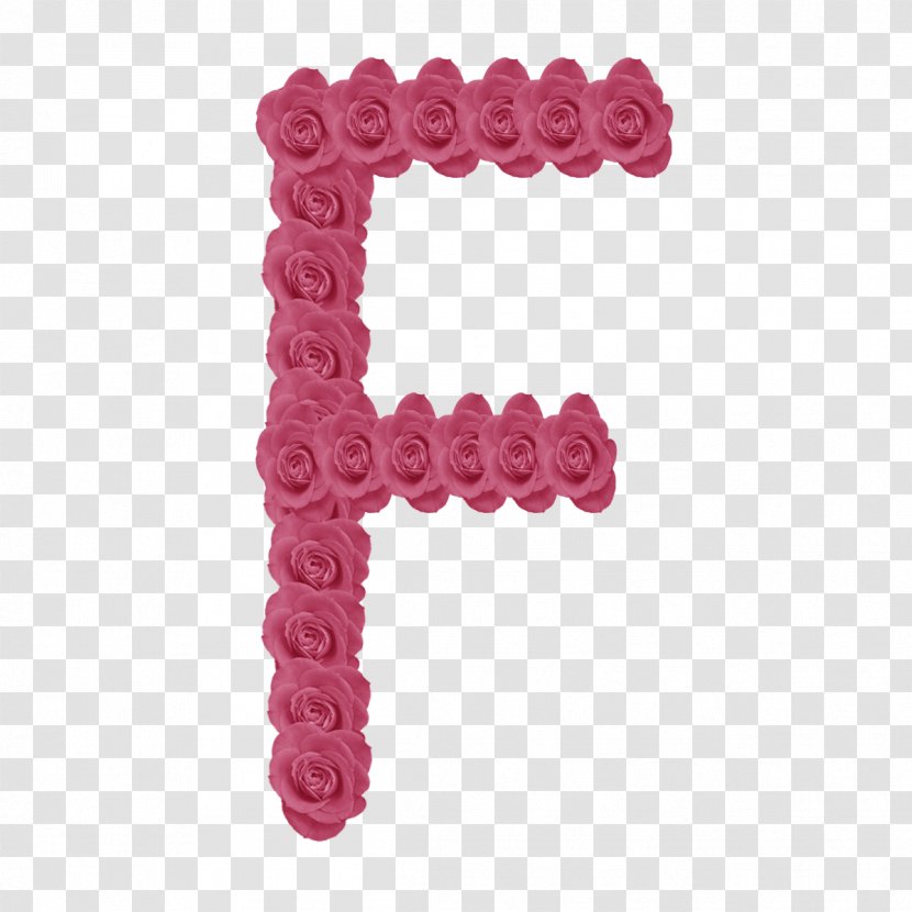 Letter Alphabet Initial Rose Pink - Mauve - Granny Transparent PNG