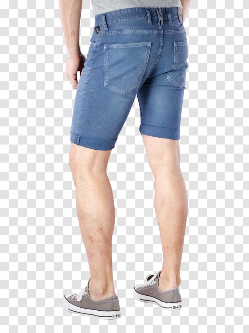 Jeans Denim Knee Bermuda Shorts - Frame Transparent PNG