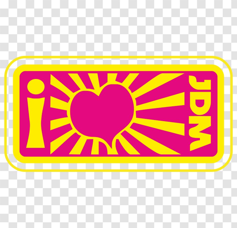 Car Decal Bumper Sticker Japanese Domestic Market - Symbol Transparent PNG