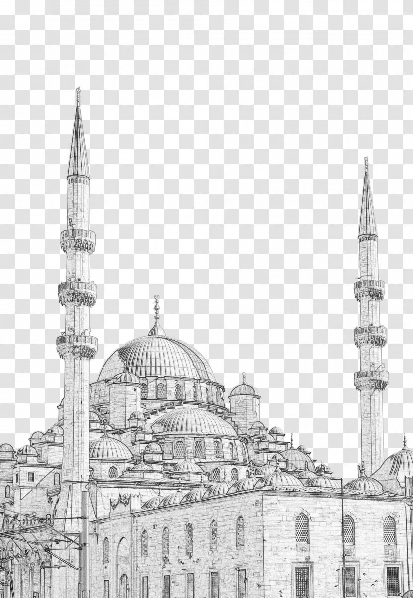 Taj Mahal Drawing Poster Painting - Classical Architecture - Line Transparent PNG