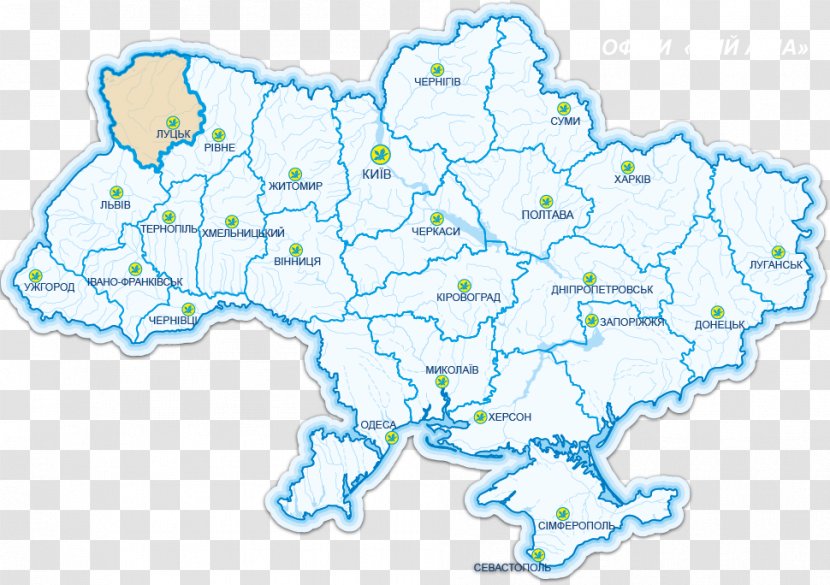 World Map Дүние жүзінің саяси картасы Ukrainian Language - Area Transparent PNG