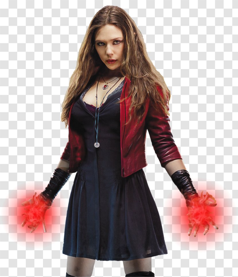 Wanda Maximoff Quicksilver Captain America Vision Avengers: Age Of Ultron - Costume - Scarlet Witch Transparent PNG