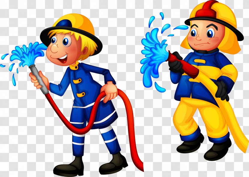 Firefighter Royalty-free Clip Art - Toy - Firefighters Are Working Transparent PNG