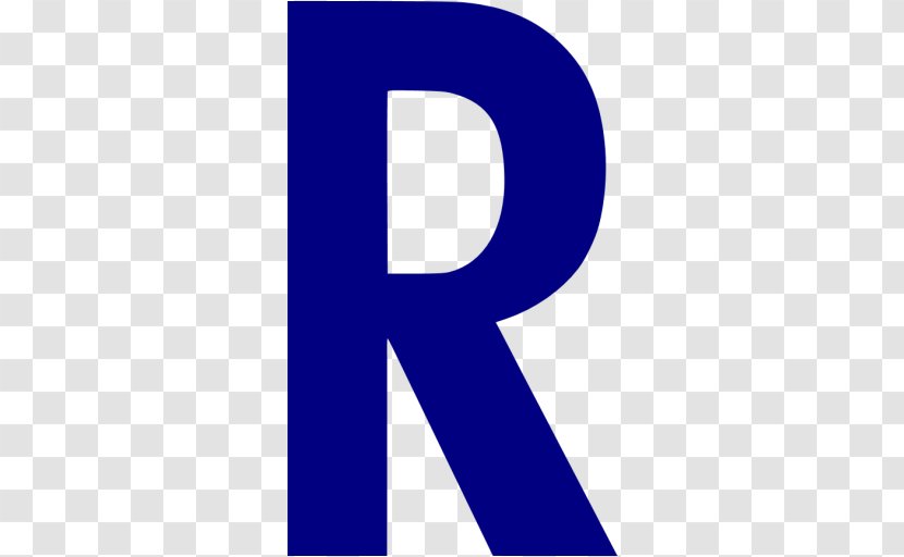 Letter Navy Blue Alphabet - Trademark - R & B Transparent PNG