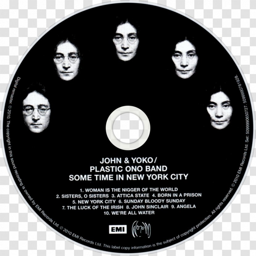 Happy Xmas Compact Disc Plastic Ono Band Police Academy Apple Records - Beatles - John Lennon Transparent PNG